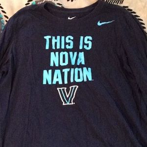 Long sleeve Villanova tee